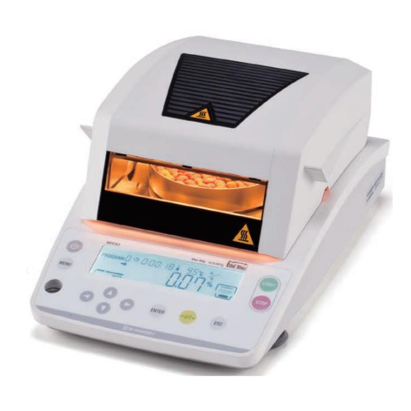 MOC63u MOC120H鹵素紅外線水份計 1 MOC63u 電子水分天平