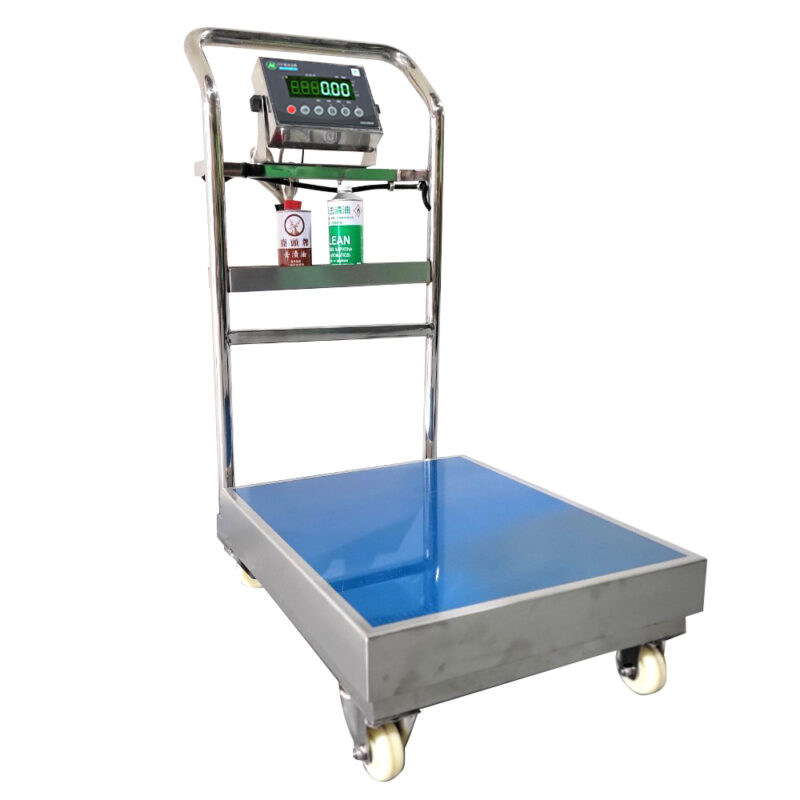 不同行業專用電子秤選擇指南 11 ST-FIP不鏽鋼手推電子秤