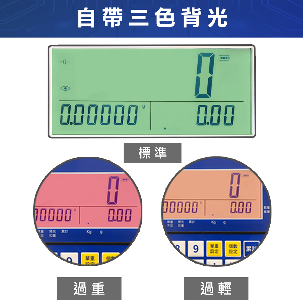 FSC計數電子台秤 6 FSC 計數台秤三色警示燈