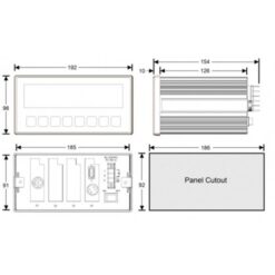 P5-S+ 重量控制顯示器 7 P5-S+ 重量控制顯示器圖紙