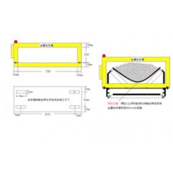 SH-600 礦用金屬探測機尺寸圖