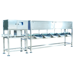 SH-916自動控制分選機 13 雙層式海鮮秤重分選機側面圖