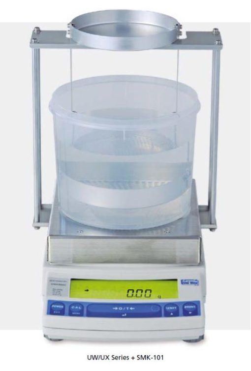 SHIMADZU 比重天平 3 SHIMADZU 比重天平正面圖