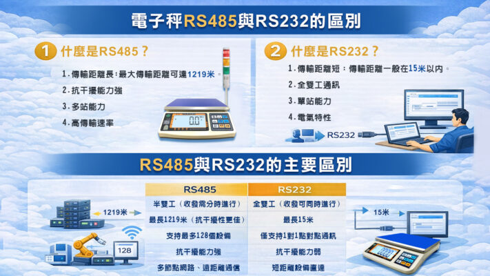 電子秤RS485與RS232的區別01