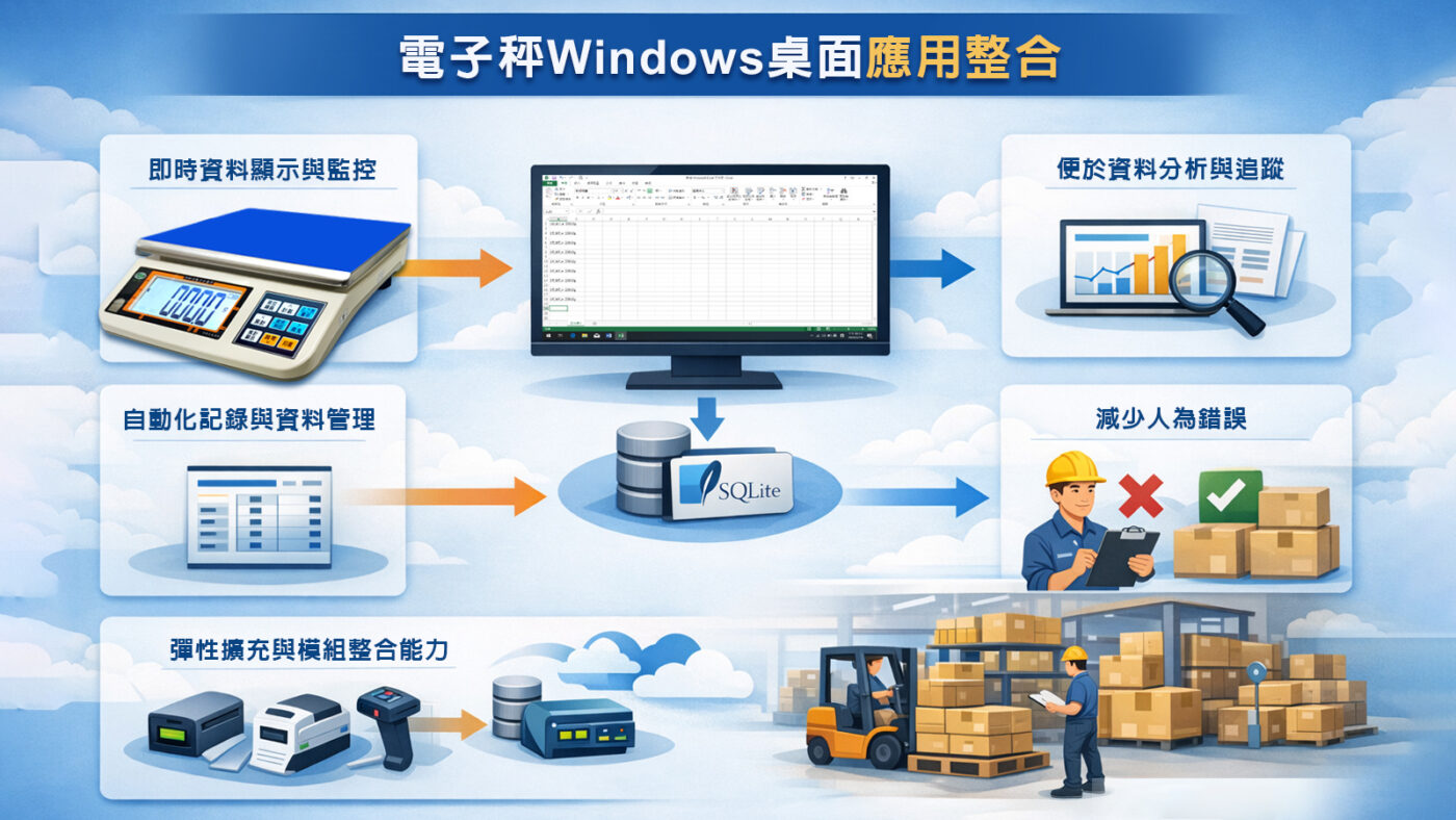 電子秤Windows桌面應用整合01