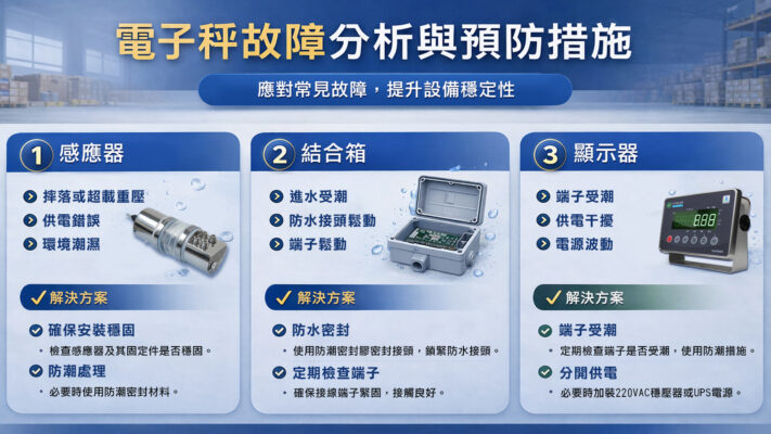 電子秤故障分析與預防措施01