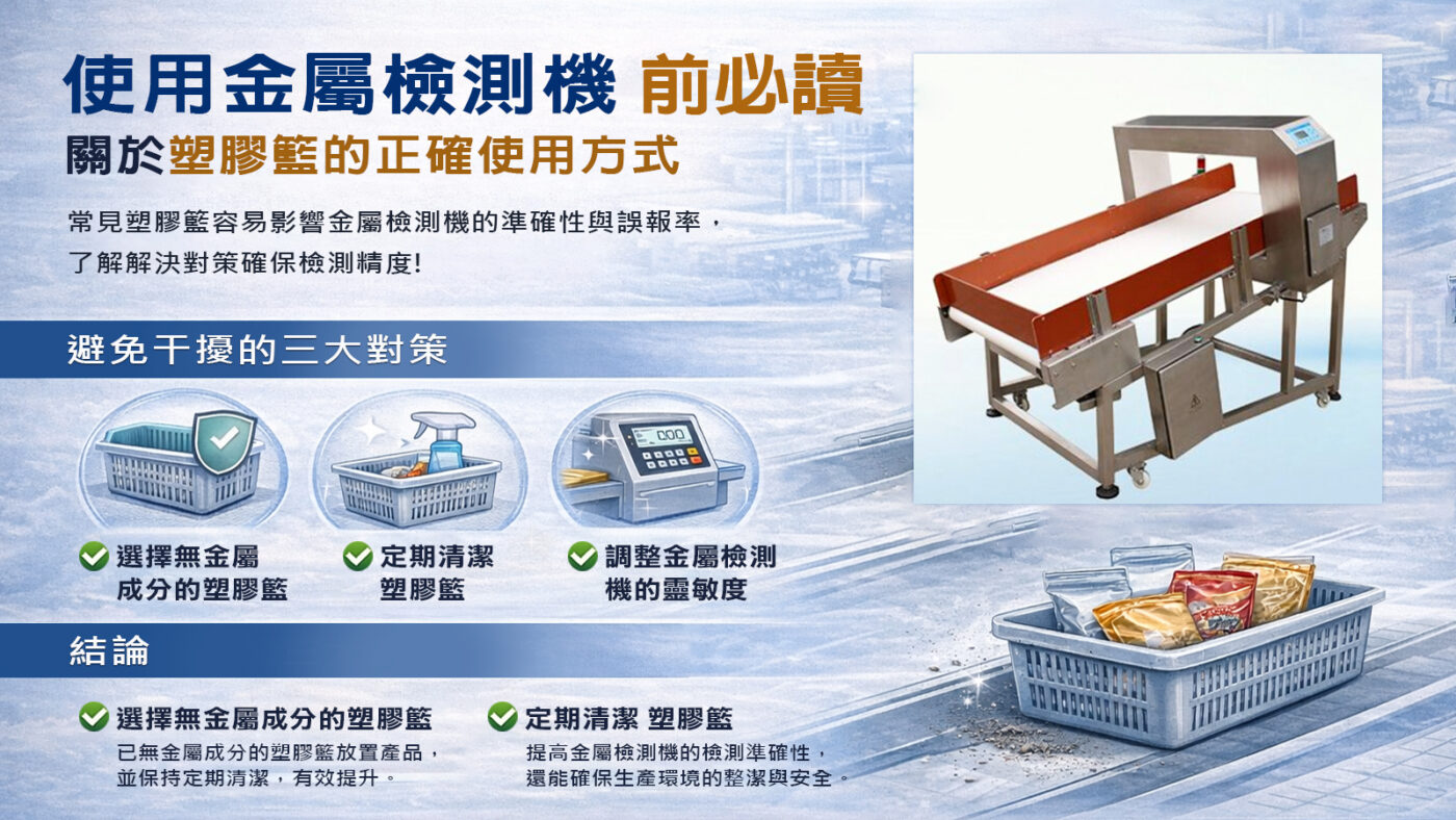 使用金屬檢測機前必讀01