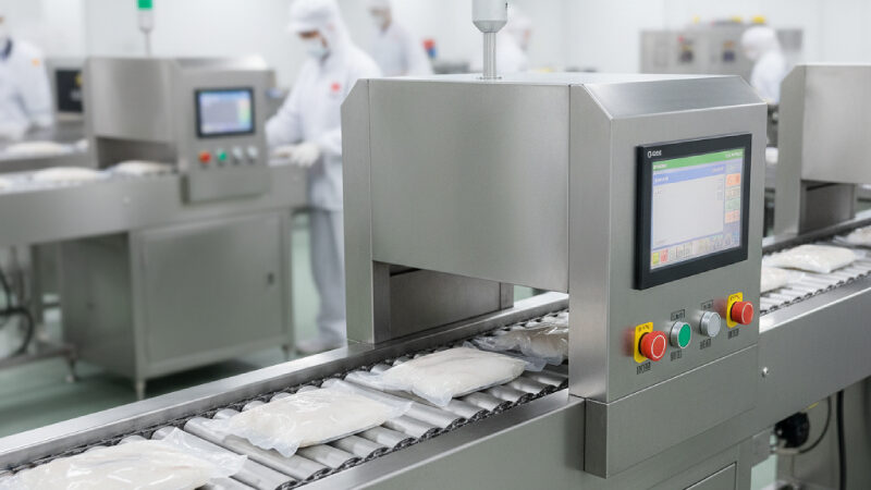 輸送帶金屬檢測機廠商推薦｜提升食品與製造品質把關首選－尚和國際衡器(示意圖)