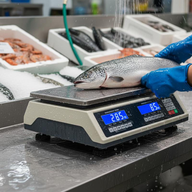防水電子秤完整指南|餐飲、漁業、工業都適用的穩定選擇與推薦 2 防水電子秤完整指南|餐飲、漁業、工業都適用的穩定選擇與推薦(示意圖)