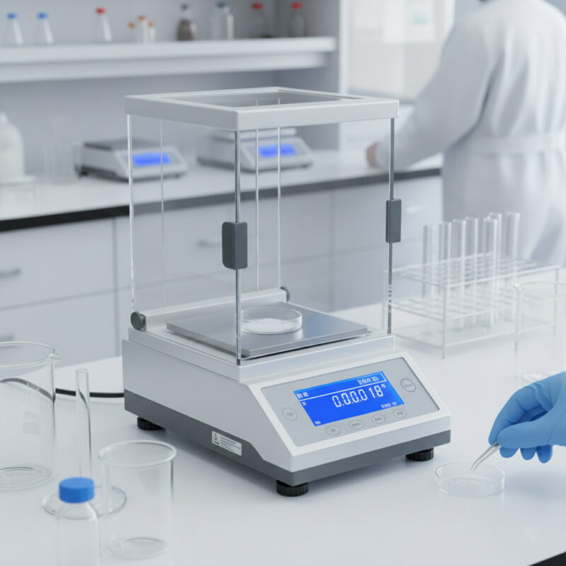 電子天平注意事項|保持量測精準必看的操作指南 2 電子天平注意事項|保持量測精準必看的操作指南(示意圖)