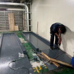 資源回收車平台地磅固定圖