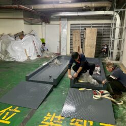 資源回收車平台地磅安裝圖