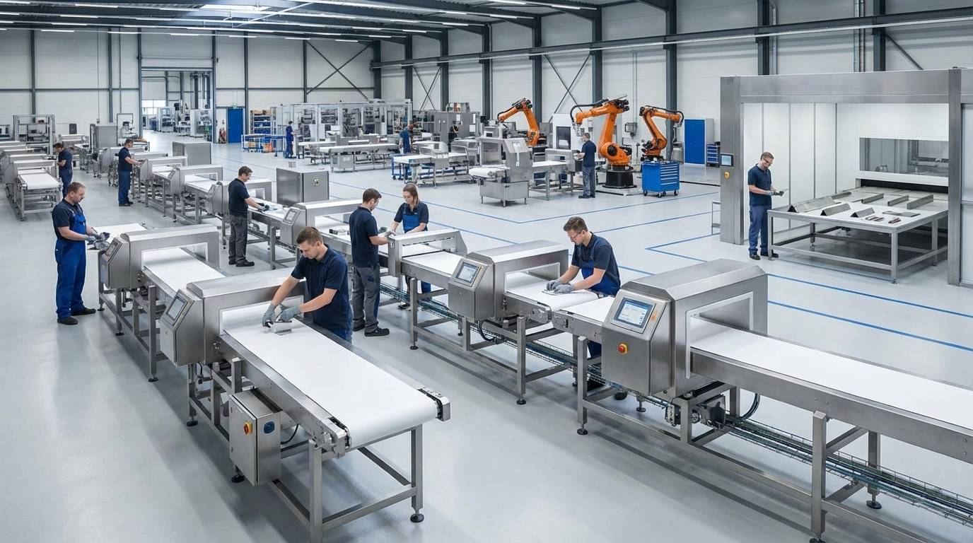 輸送帶金屬檢測機廠商推薦｜提升食品與製造品質把關首選－尚和國際衡器(文章圖)