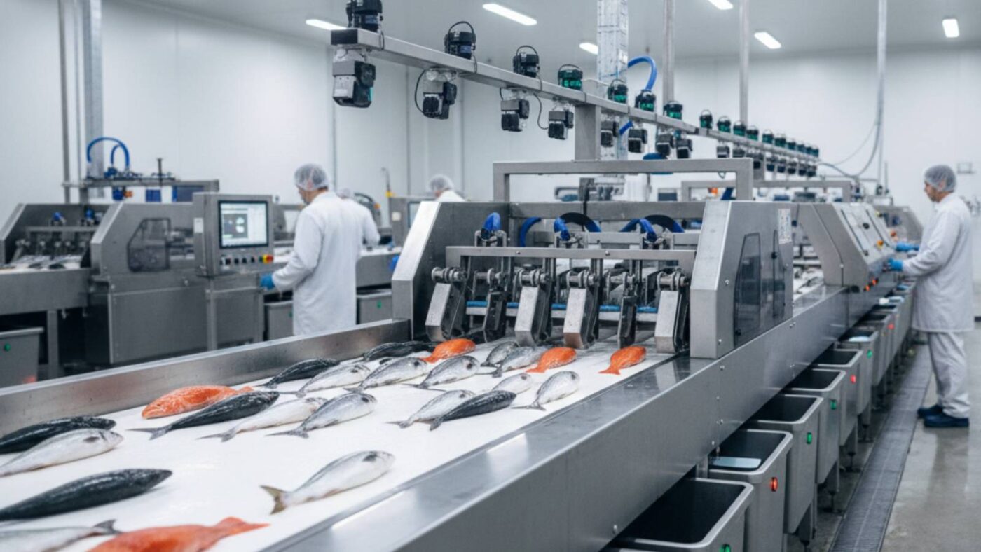 魚選別機/分級機是什麼?水產加工自動化的高效解決方案 1 魚選別機/分級機是什麼?水產加工自動化的高效解決方案(文章示意圖)