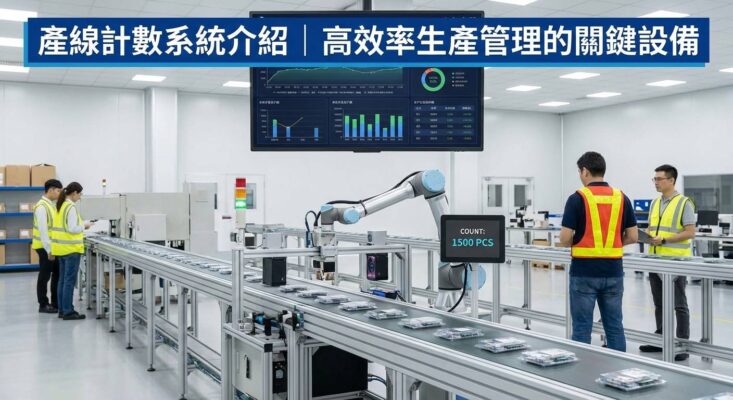 產線計數系統介紹｜高效率生產管理的關鍵設備(示意圖)
