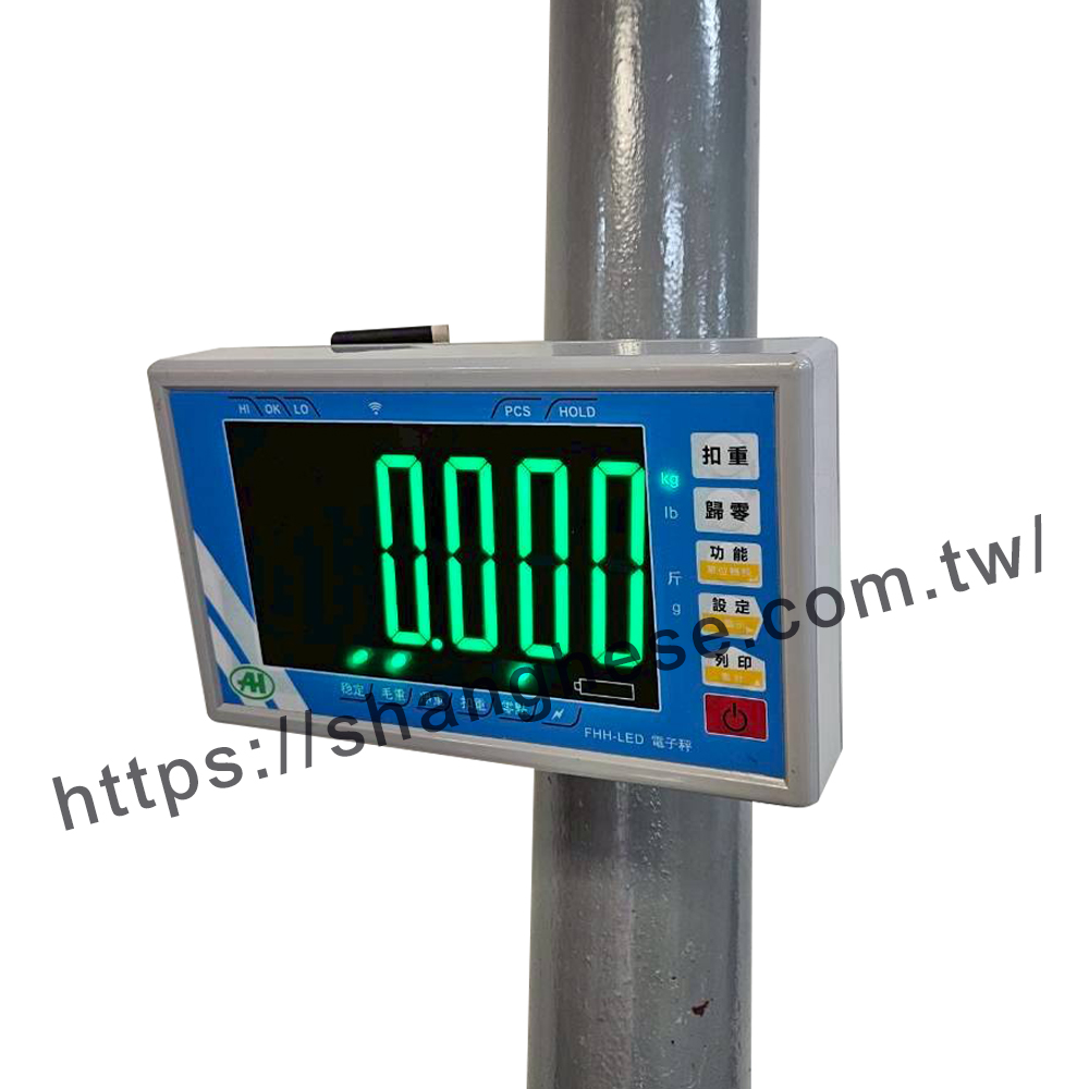 FN600A滑板式縫袋口機秤重電子秤 10 FHH顯示器-現場圖