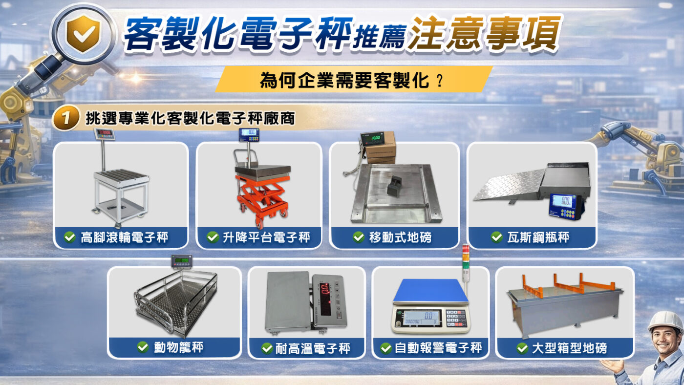 客製化電子秤推薦注意事項