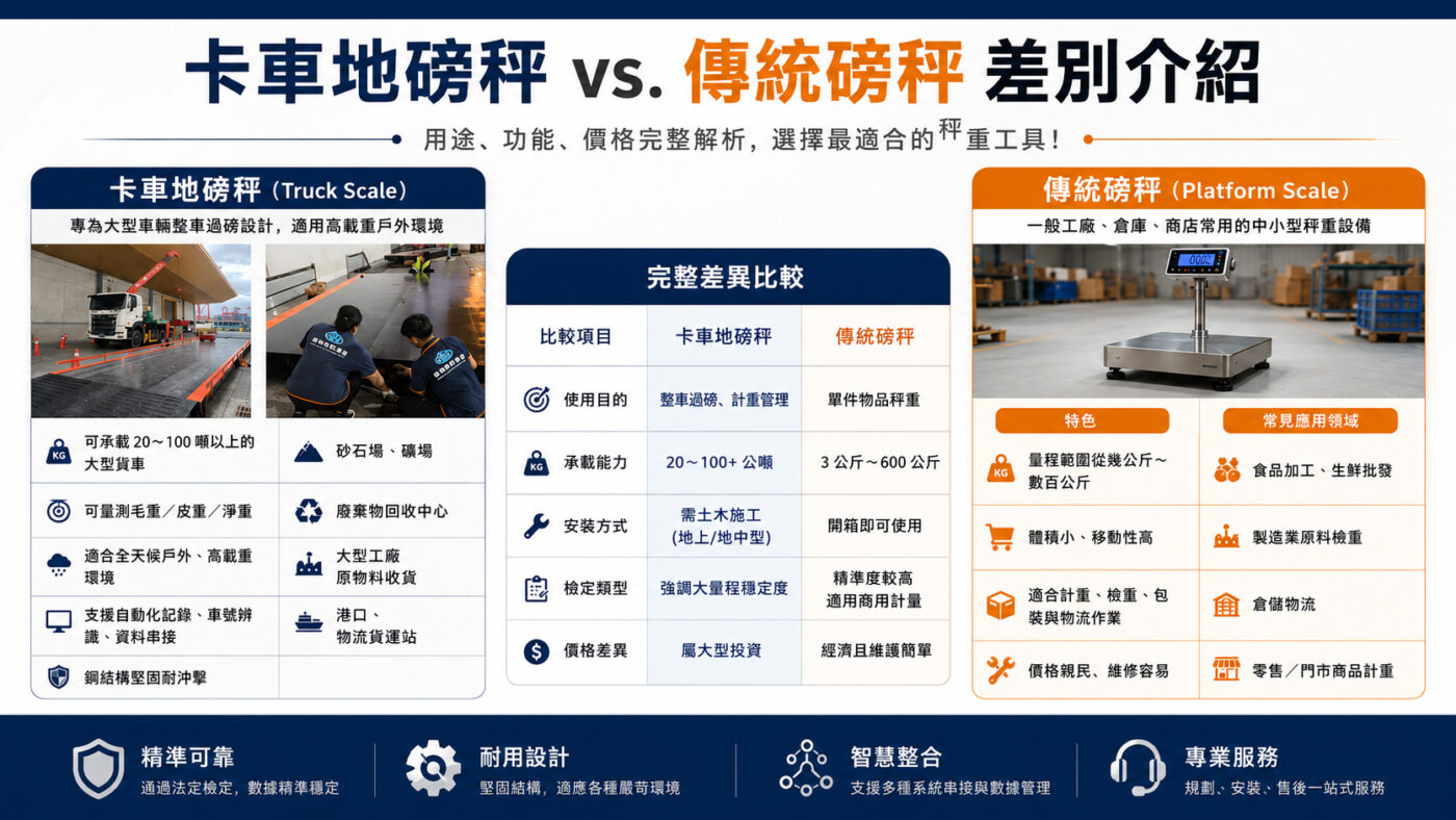 卡車地磅秤vs傳統磅秤差別介紹02