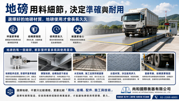 地磅材料會影響秤重準確度嗎？